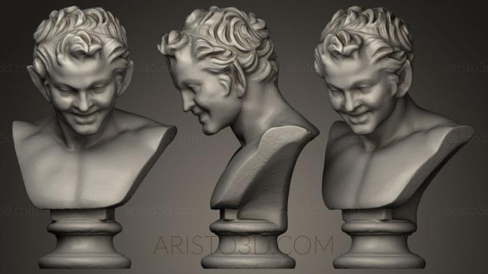 Busts and heads antique and historical (BUSTA_0136) 3D model for CNC machine